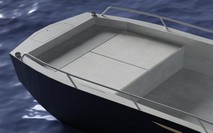 Aluminiumboot SilverCat 600 Bugkiste mit 2 Deckel