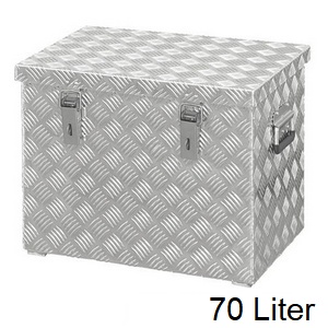 Aluminiumkiste 52 x 37,5 x 42cm (70 Liter)