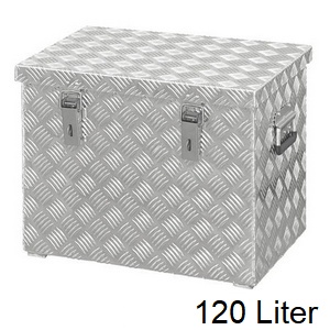 Aluminiumkiste 62 x 42,5 x 52cm (120 Liter) Aluminiumkiste 62 x 42,5 x 52cm (120 Liter)